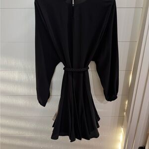 Gianni Bini Black Long Sleeve Dress